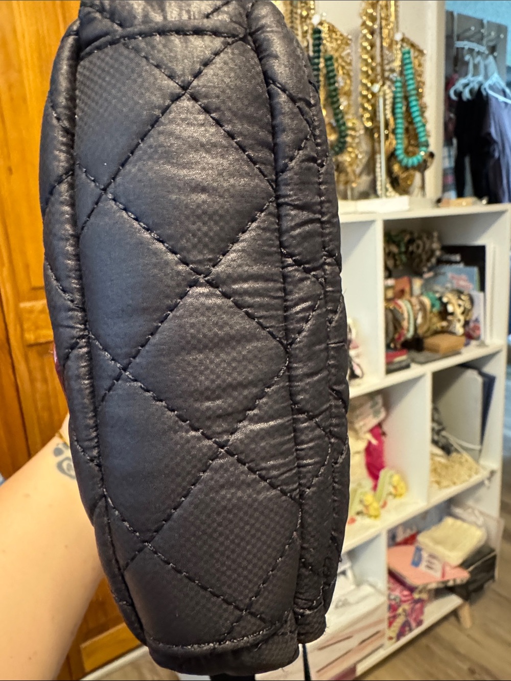 MZ Wallace Quilted Black Messenger Crossbody. - Picture 13 of 13